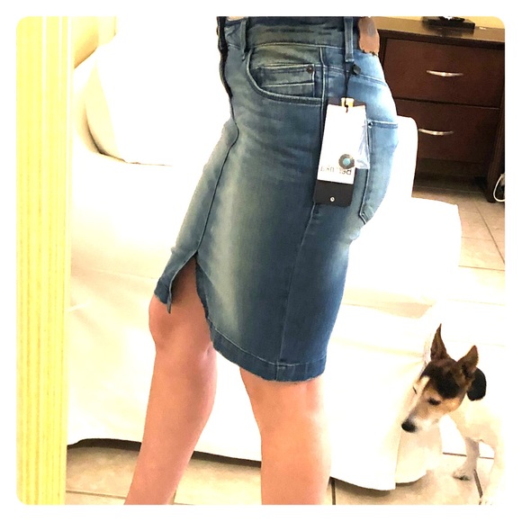 Bershka Dresses & Skirts - Jean sexy pencil skirt